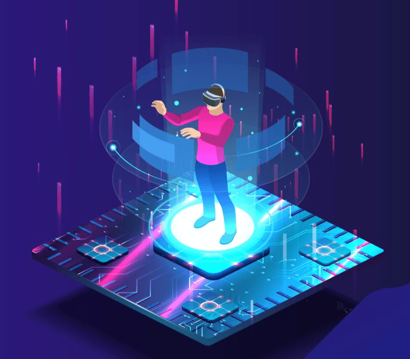 Metaverse Service Illustration