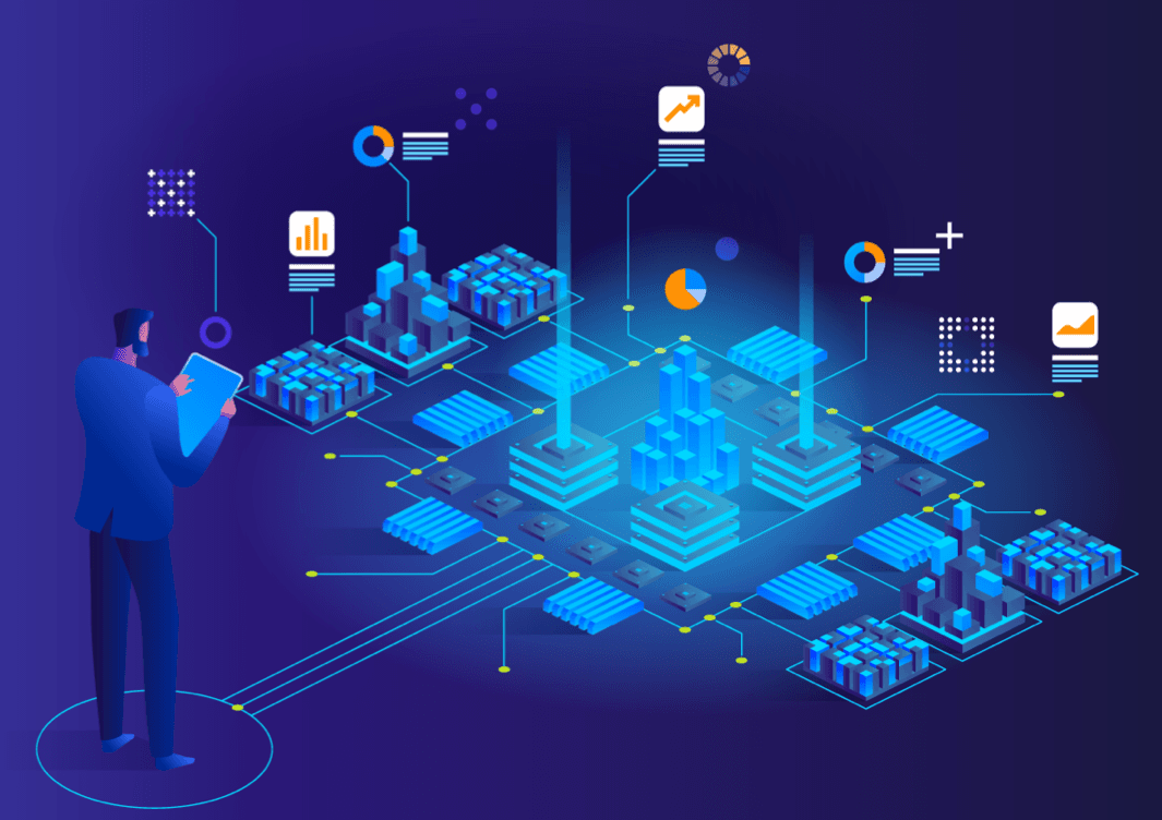 Blockchain Consulting Illustration
