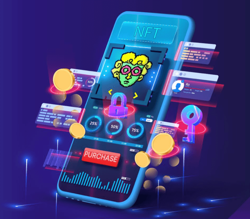 NFT Marketplace Illustration